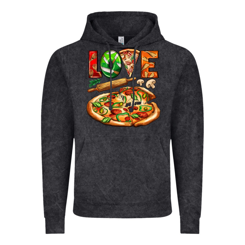 Love Pizza Vintage Hoodie by AdoDesignShop | Teevron