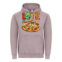 Vintage Zinc love pizza Vintage Hoodie - AdoDesignShop