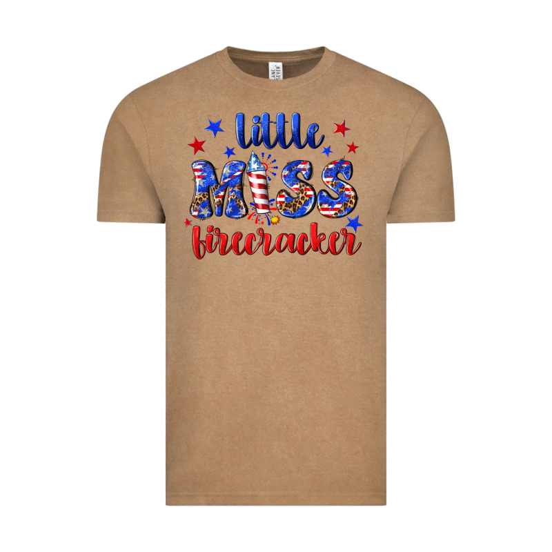 Little Miss Firecracker Vintage Tee by NancyCooperArtShop | Teevron