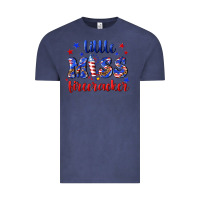 Vintage Denim little miss firecracker Vintage Tee - NancyCooperArtShop