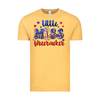 Vintage Mustard little miss firecracker Vintage Tee - NancyCooperArtShop