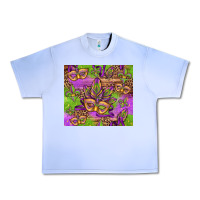 Grape Ice mardi gras carnival masks and fleur de lis Urban Heavy Tee - Jasminsmagicworld