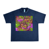 Navy mardi gras carnival masks and fleur de lis Urban Heavy Tee - Jasminsmagicworld