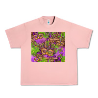 Salmon mardi gras carnival masks and fleur de lis Urban Heavy Tee - Jasminsmagicworld