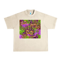 Sandshell mardi gras carnival masks and fleur de lis Urban Heavy Tee - Jasminsmagicworld