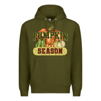 Army Green Pumpkin season Premium Hoodie - NancyCooperArtShop