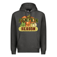 Charcoal Heather Pumpkin season Premium Hoodie - NancyCooperArtShop