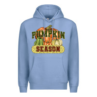 Colony Blue Pumpkin season Premium Hoodie - NancyCooperArtShop