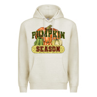 Oatmeal Heather Pumpkin season Premium Hoodie - NancyCooperArtShop
