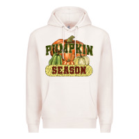 Pale Pink Pumpkin season Premium Hoodie - NancyCooperArtShop