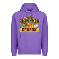 Purple Pumpkin season Premium Hoodie - NancyCooperArtShop