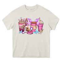 Cream princess coffee cups Heavy Core Tee - Zillion Design Studio