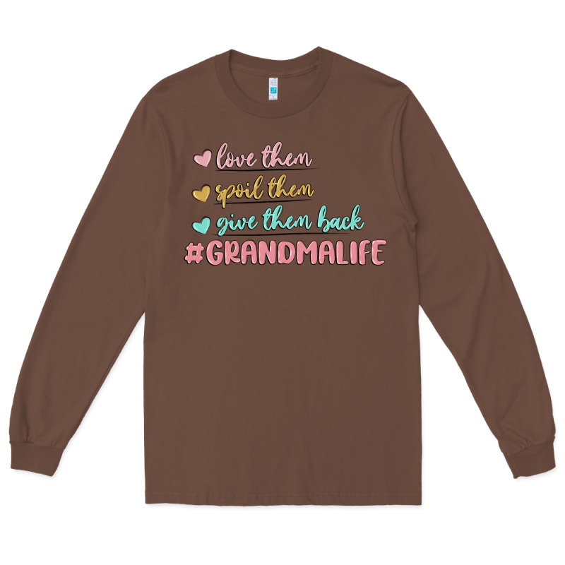 Grandma Life Long Sleeve Tee by MaliasSmallBusiness | Teevron