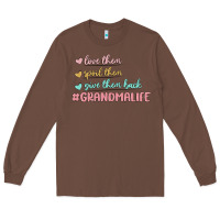 Chestnut grandma life Long Sleeve Tee - MaliasSmallBusiness
