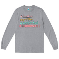 Heather Grey grandma life Long Sleeve Tee - MaliasSmallBusiness