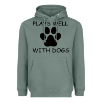 Sage Plays Well With Dogs Heavyweight Hoodie - Bettercallsaul