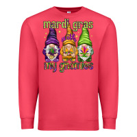 Cardinal Mardi Gras with my gnomes Premium Sweatshirt - NancyCooperArtShop