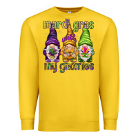 Lemon Mardi Gras with my gnomes Premium Sweatshirt - NancyCooperArtShop