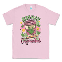 Bubblegum Pink highly caffeinated Classic Tee - MaliasSmallBusiness