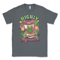 Charcoal Heather highly caffeinated Classic Tee - MaliasSmallBusiness