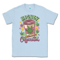 Dusty Blue highly caffeinated Classic Tee - MaliasSmallBusiness