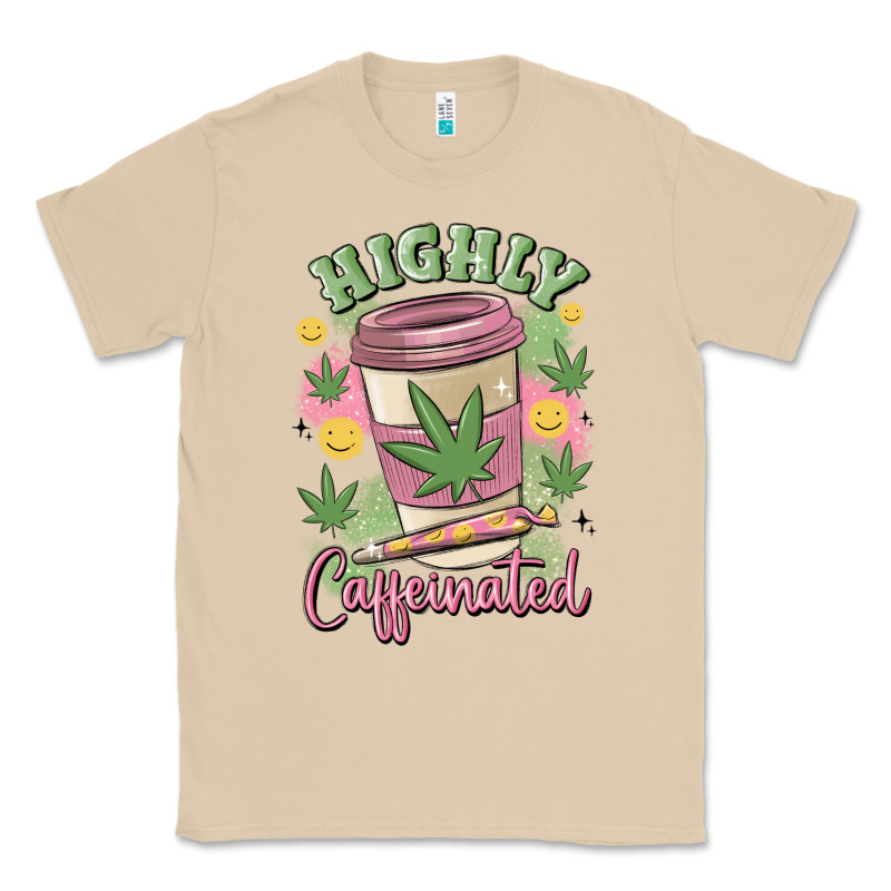 Highly Caffeinated Classic Tee by MaliasSmallBusiness | Teevron