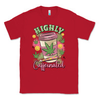 Red highly caffeinated Classic Tee - MaliasSmallBusiness