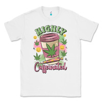 White highly caffeinated Classic Tee - MaliasSmallBusiness