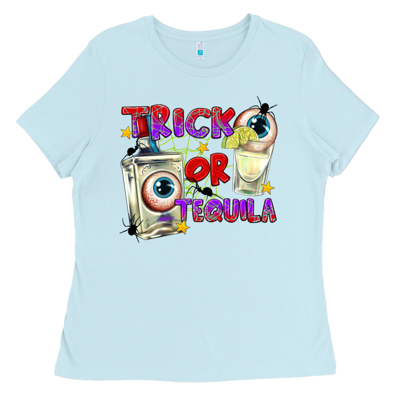 Trick Or Tequila Ladies Tee by texasbilliewilder | Teevron