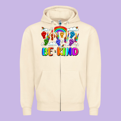 Name Celebrate Kindness And Diversity Zipper Hoodie Designed By Lillyallendesigns