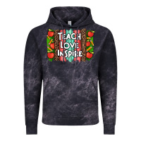 Teach Love Inspire Brushstroke With  And Pen Leopard Vintage Hoodie | Teevron