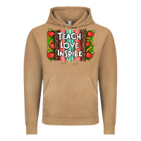Vintage Camel teach love inspire brushstroke with  and pen leopard Vintage Hoodie - Artiststas