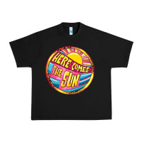 Black Here comes the sun Urban Heavy Tee - NancyCooperArtShop