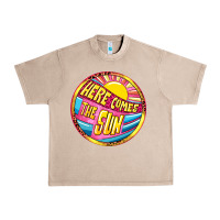 French Oak Here comes the sun Urban Heavy Tee - NancyCooperArtShop