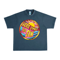 Midnight Navy Here comes the sun Urban Heavy Tee - NancyCooperArtShop