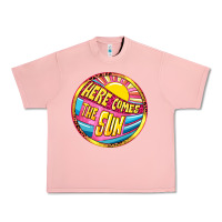 Salmon Here comes the sun Urban Heavy Tee - NancyCooperArtShop
