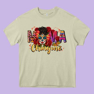 Mama Chingona Heavy Core Tee Designed By Cts Tumbler Store