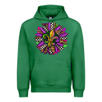 Emerald mardi gras sunflower Urban Hoodie - OliviaCreatesArt