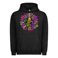 Pigment Black mardi gras sunflower Urban Hoodie - OliviaCreatesArt