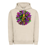 Pigment French Oak mardi gras sunflower Urban Hoodie - OliviaCreatesArt