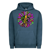 Pigment Midnight Navy mardi gras sunflower Urban Hoodie - OliviaCreatesArt