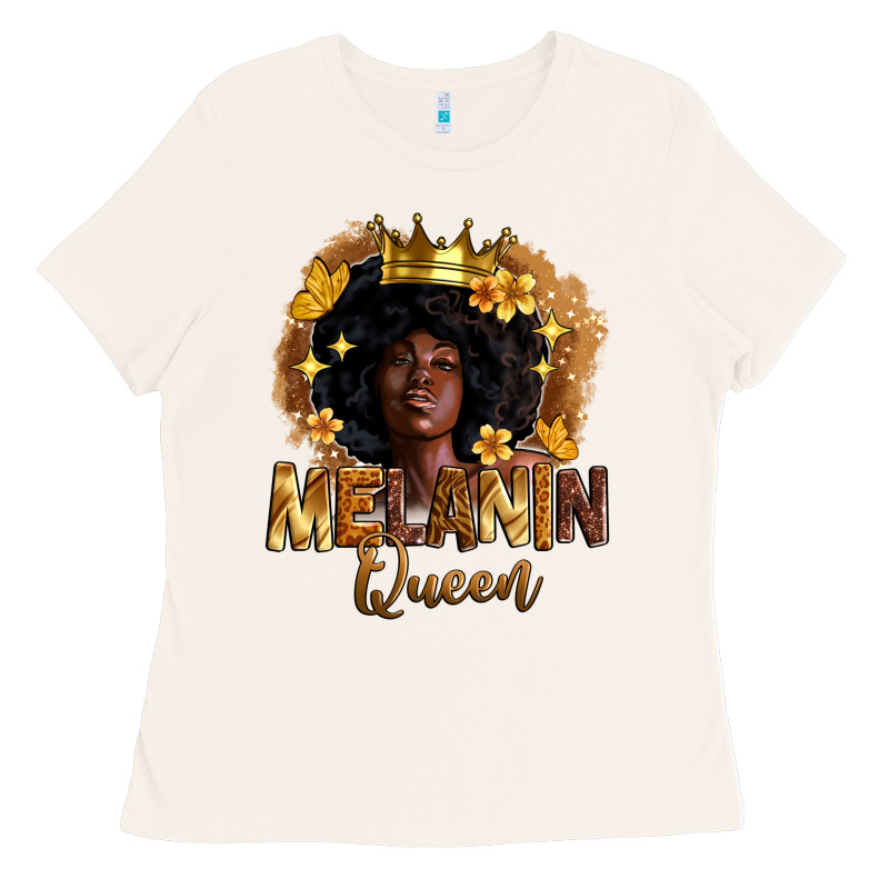 Melanin Queen Ladies Tee by Zillion Design Studio | Teevron