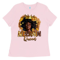 Bubblegum Pink melanin queen Ladies Tee - Zillion Design Studio