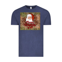 Vintage Denim santa merry christmas y'all Vintage Tee - AdoDesignShop
