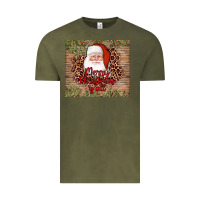 Vintage Olive santa merry christmas y'all Vintage Tee - AdoDesignShop