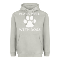 Moon Dust Plays Well With Dogs Heavyweight Hoodie - Bettercallsaul