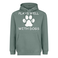 Sage Plays Well With Dogs Heavyweight Hoodie - Bettercallsaul