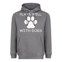 Storm Plays Well With Dogs Heavyweight Hoodie - Bettercallsaul