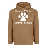 Toasted Coconut Plays Well With Dogs Heavyweight Hoodie - Bettercallsaul