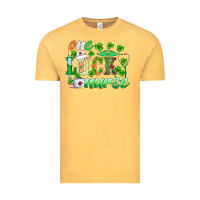 Vintage Mustard st.patricks one lucky nurse Vintage Tee - BarkalooDesign
